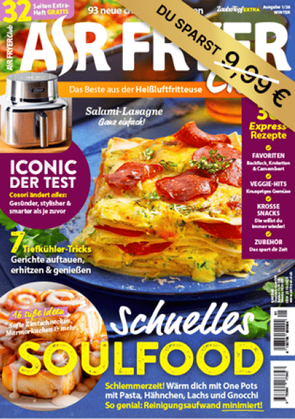 Cover des Air Fryer Magazins 01/26