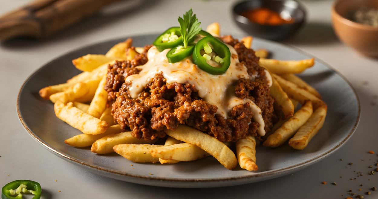 Airfryer Chili-Cheese-Fries