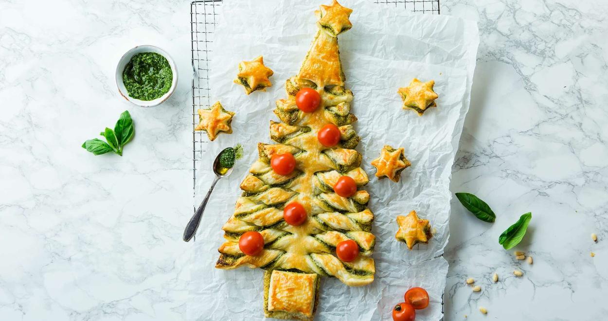 Blätterteig Tannenbaum