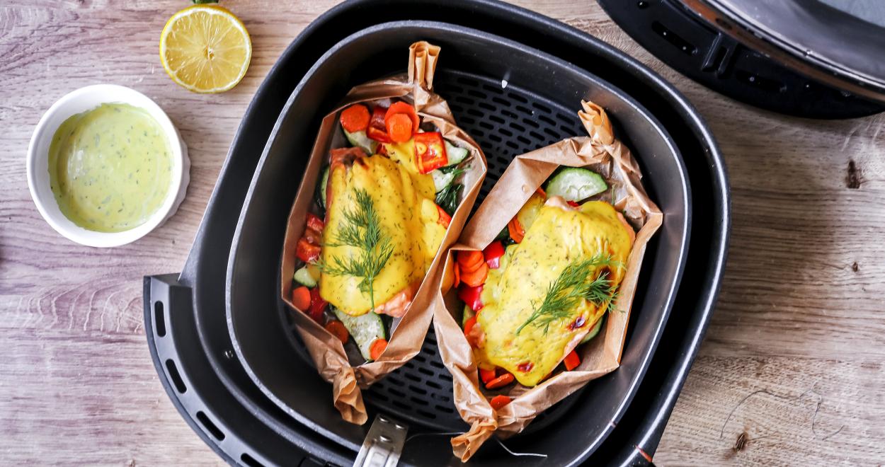 Lachs-Gemüse-Schiffchen