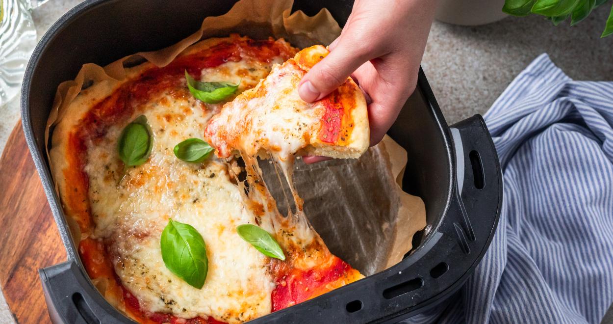 20-Minuten Airfryer Pizza