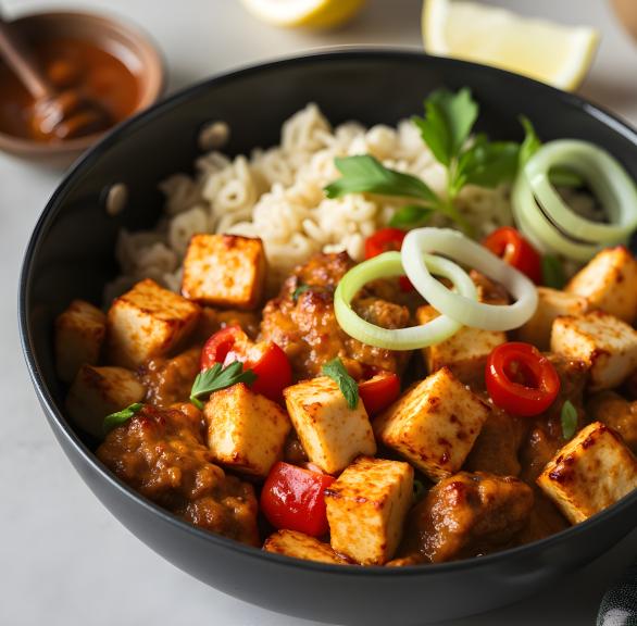 Süßes Chili-Hähnchen-Reis-Pot