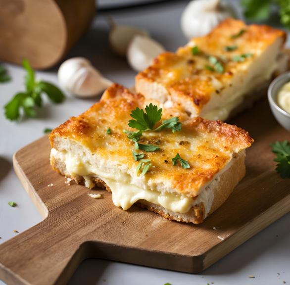 Airfryer Knoblauch-Käsetoast