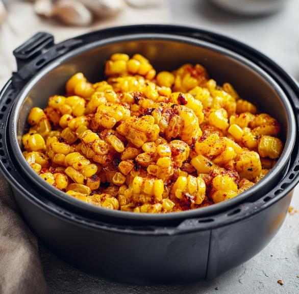 Knuspriger Mais aus dem Airfryer
