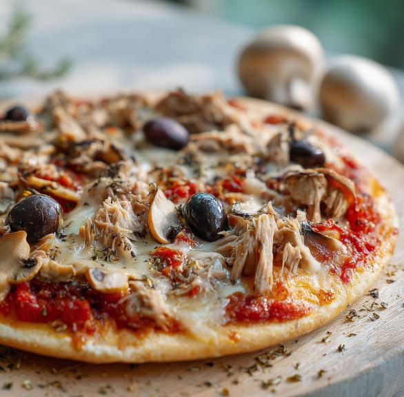 Glutenfreie Pizza in 10 Minuten