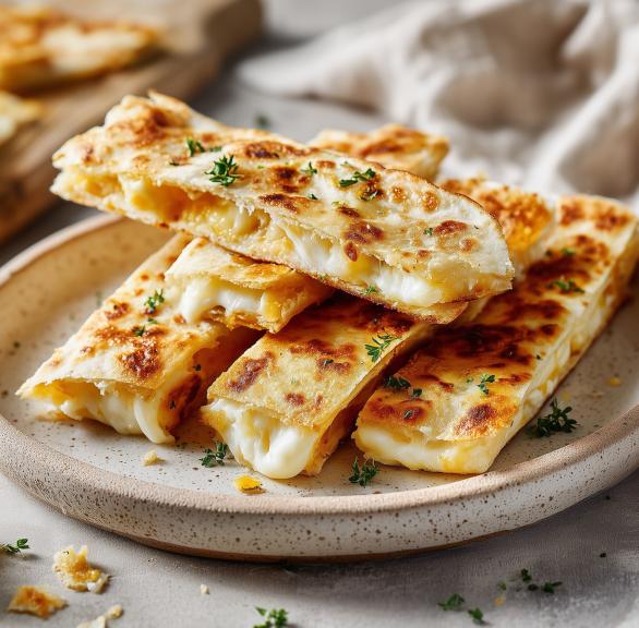 Cheesy Garlic Tortilla Bread
