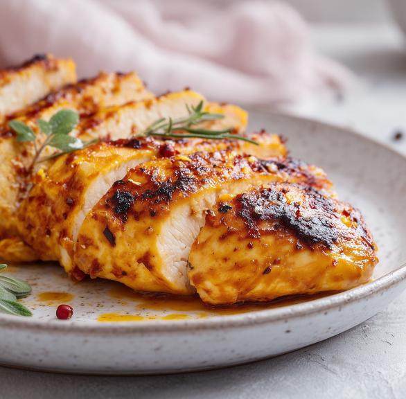 Saftige Airfryer Hähnchenbrust