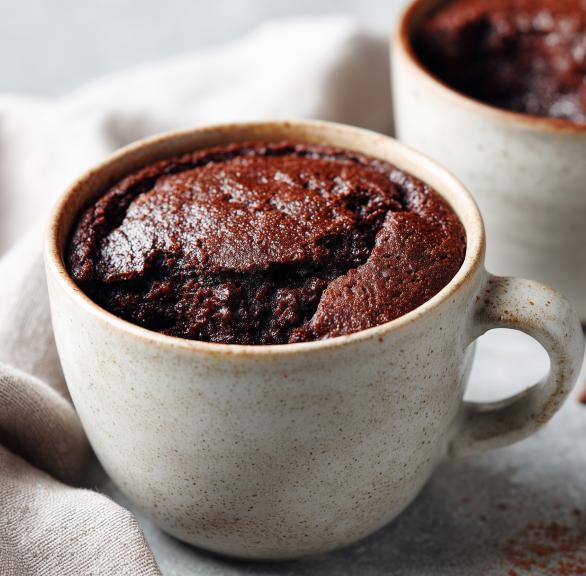 Saftiger Schokoladen-Tassenkuchen