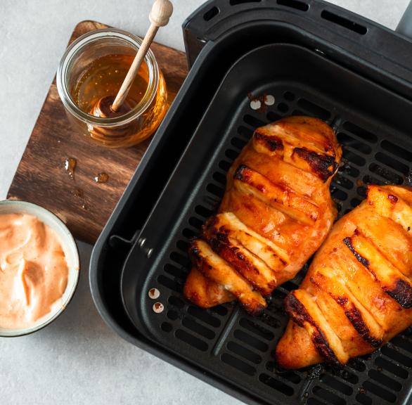 Sriracha-Halloumi-Hähnchen