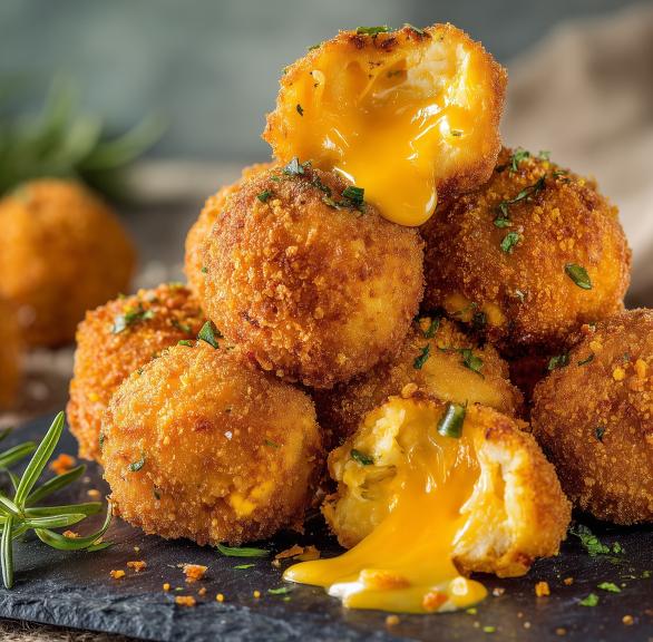 Unwiderstehliche Chili-Cheese-Bällchen