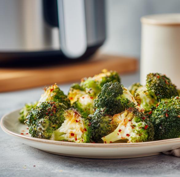 Knusprig gebackener Brokkoli-Snack