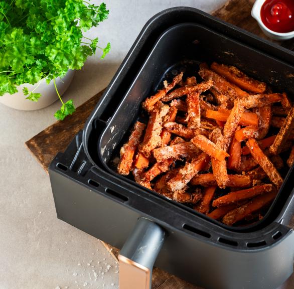 Knusprige Süßkartoffel-Pommes