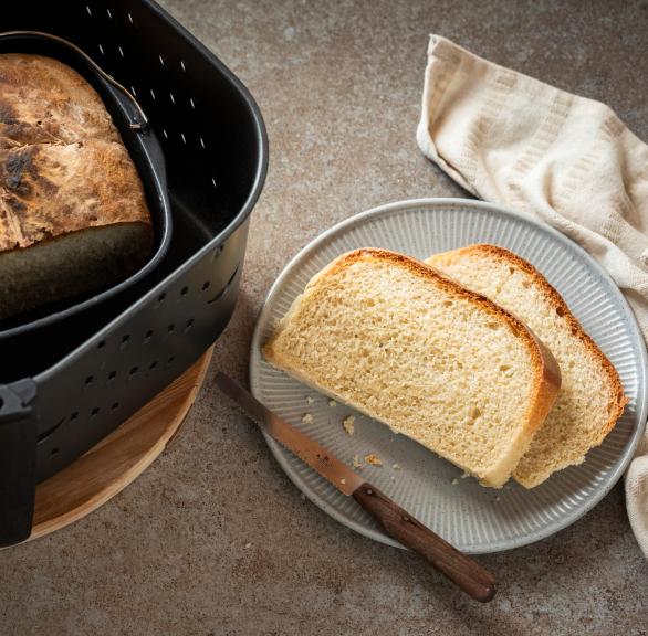 Omas Krustenbrot: Knuspriges Brot aus dem Airfryer