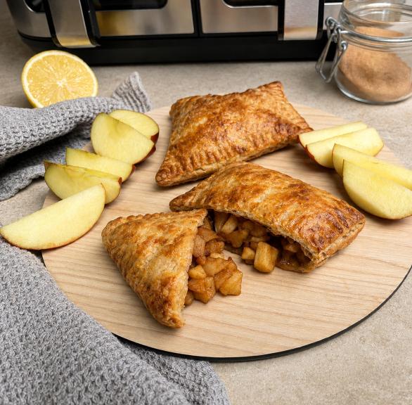 Apfeltaschen aus Reispapier