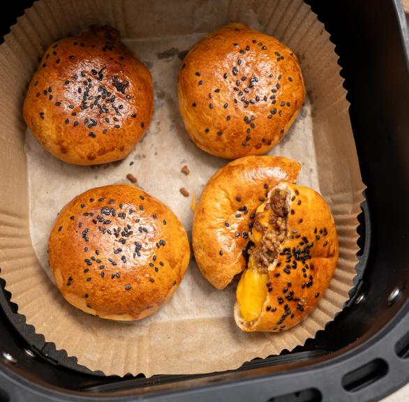 Schnelle Burger-Brötchen
