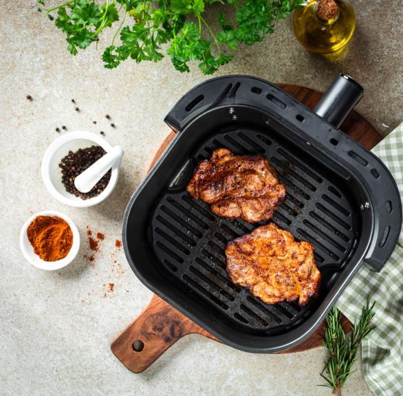 Schweinesteaks aus dem Airfryer