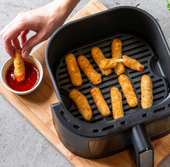 TK Mozzarella Sticks im Airfryer