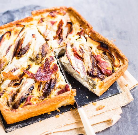 Chicorée-Schinken-Quiche