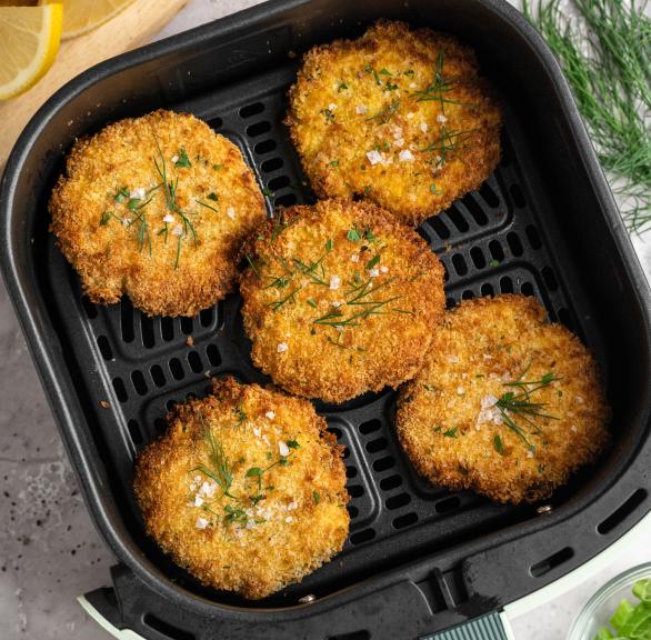 Crispy Air Fryer Fishcakes