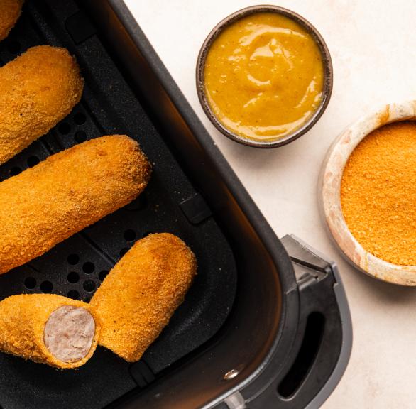 Crumbed Sausages