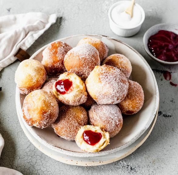 Jam Doughnut Bites