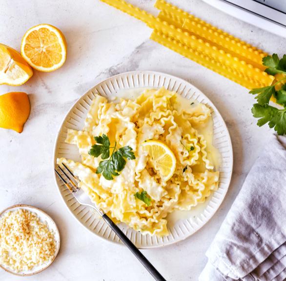 Knoblauch-Zitronen-Pasta