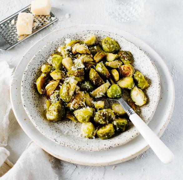 Knuspriger Rosenkohl