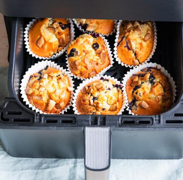 Super Fluffy Blueberry Muffins
