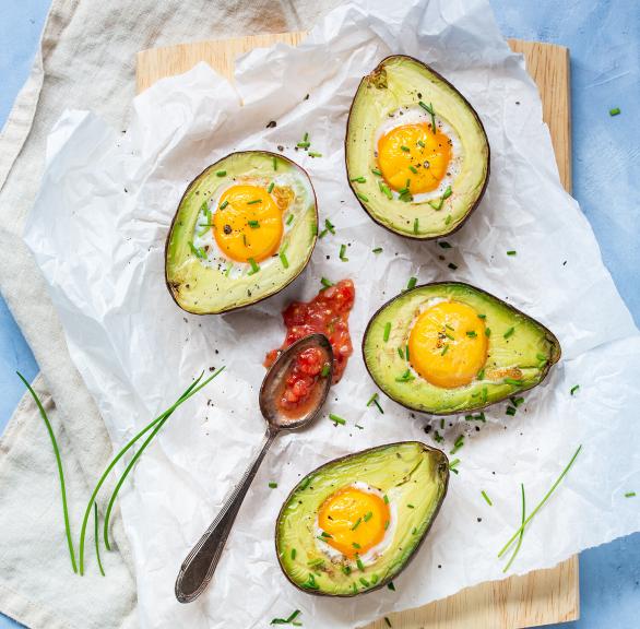 Avocado-Eier