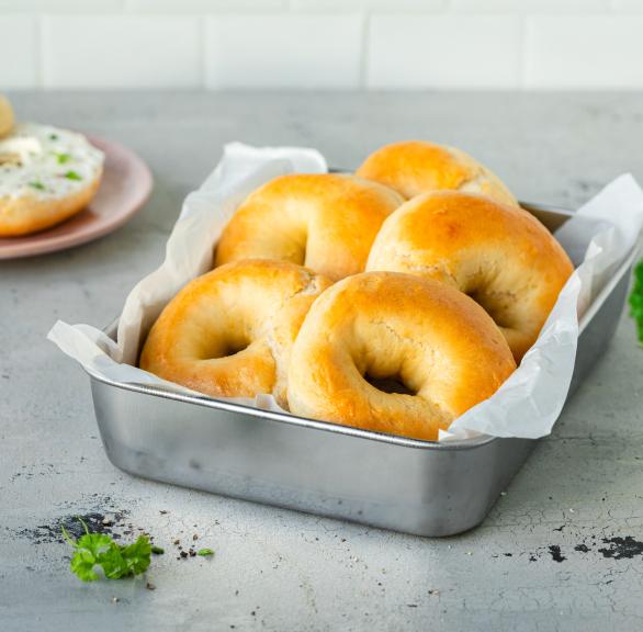 Bagel ohne Hefe mit 5 Zutaten