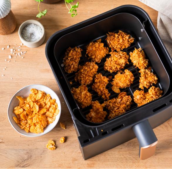 Chicken Nuggets mit Cornflakes