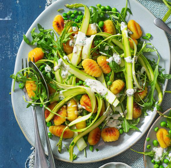 Gnocchi-Spargel-Salat