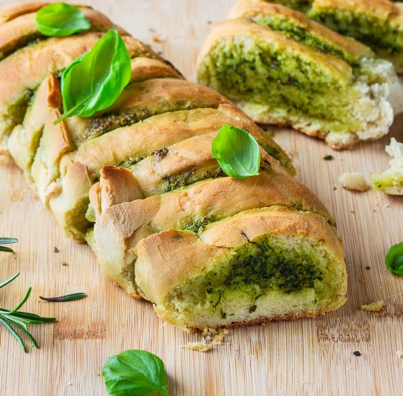 Blitzschnelles Kräuterbaguette