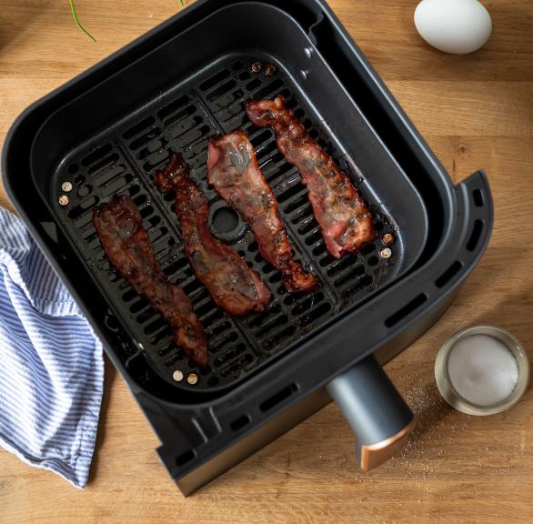 Bacon knusprig frittieren