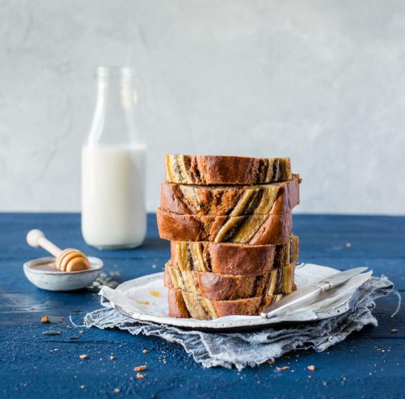 Bananenbrot ohne Zucker