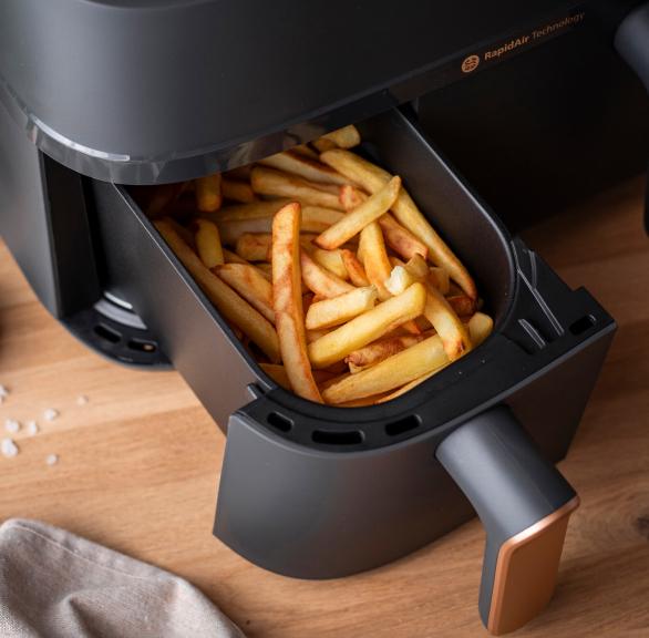 Knusprige Pommes aus der Heißtluftfritteuse