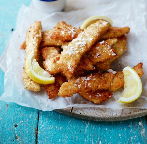 Fischstäbchen ohne Fett