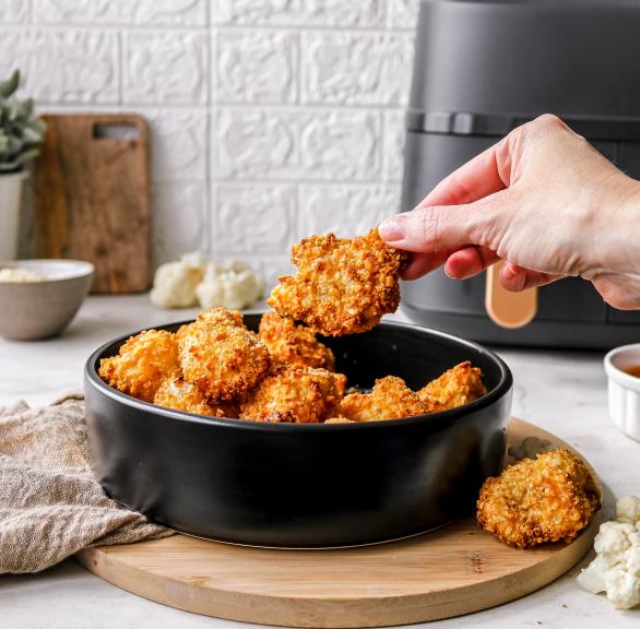 Low Fat Blumenkohl-Bites aus dem Airfryer
