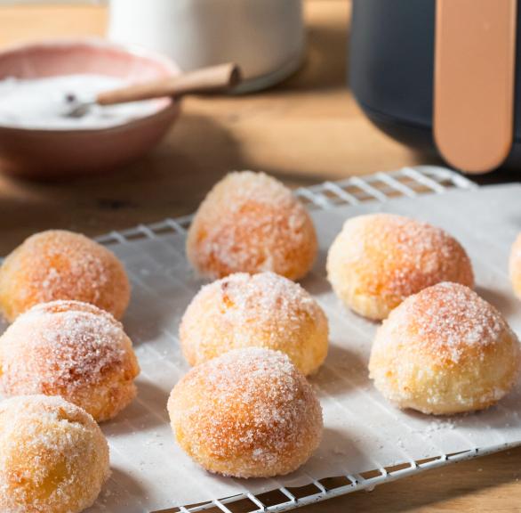 Quarkbällchen aus der Heißluftfritteuse