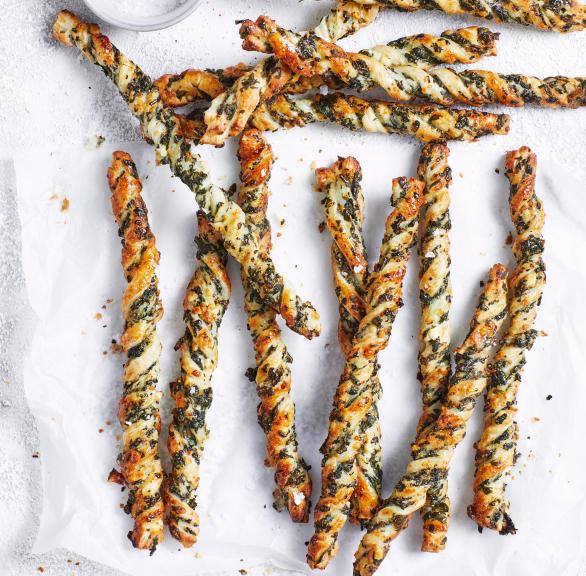 Spinat-Feta-Stangen