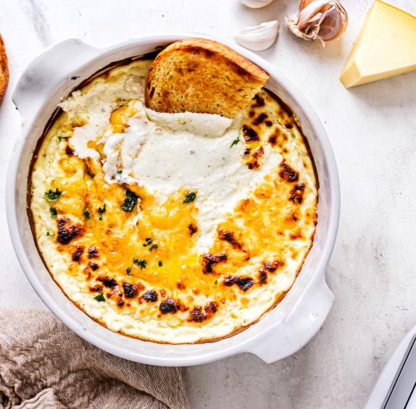 Überbackener Käse-Dip