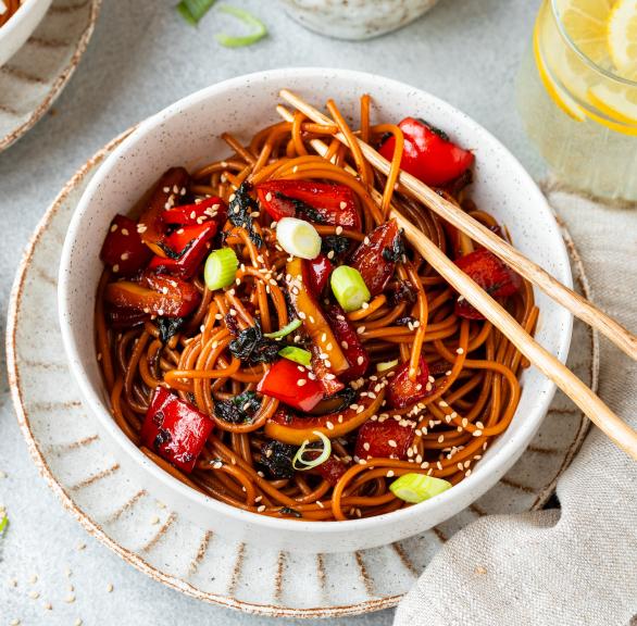 Spaghetti-Teriyaki