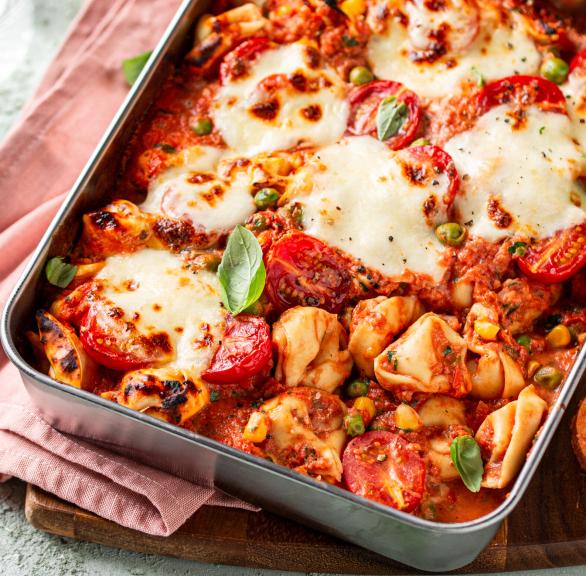 20-Minuten-Tortelliniauflauf