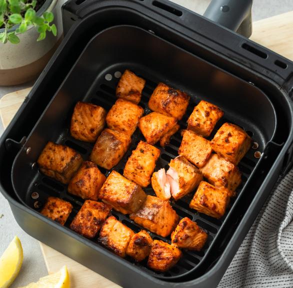 Airfryer Lachs-Bites