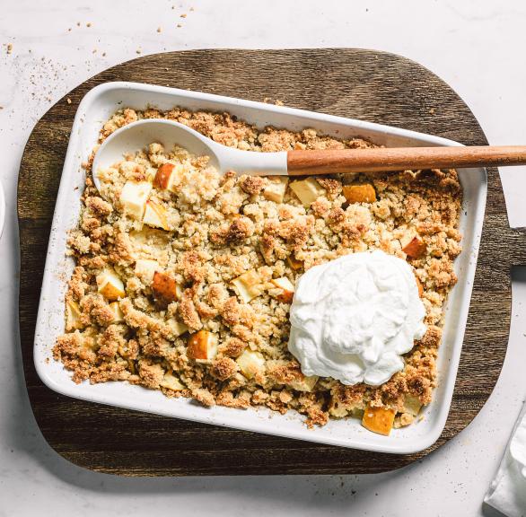 Apfel-Zimt Crumble