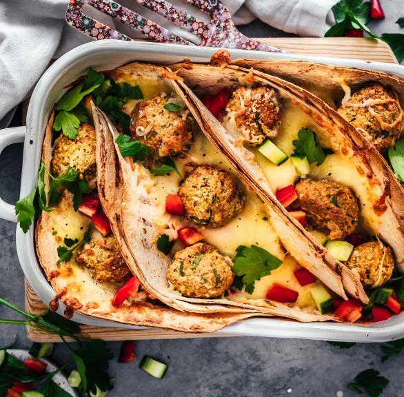 Falafel-Gratin