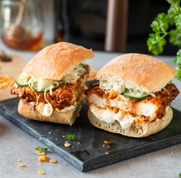 Honey Butter Chicken Burger