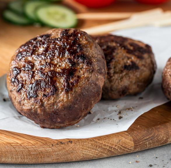 Klassische Burger-Pattys