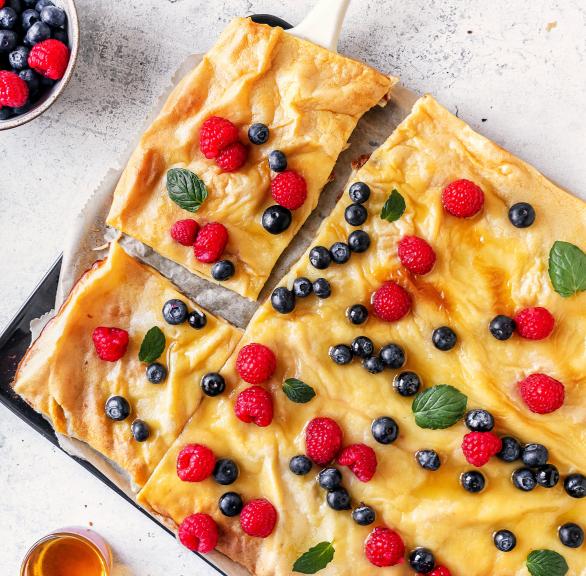 Pfannkuchen vom Blech