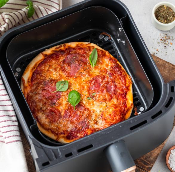 Salami-Pizza im Airfryer